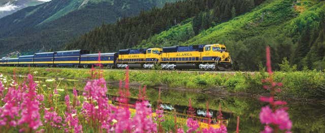 Anchorage, Estados Unidos - Coastal Classic Train, el tren entre Anchorage y Seward